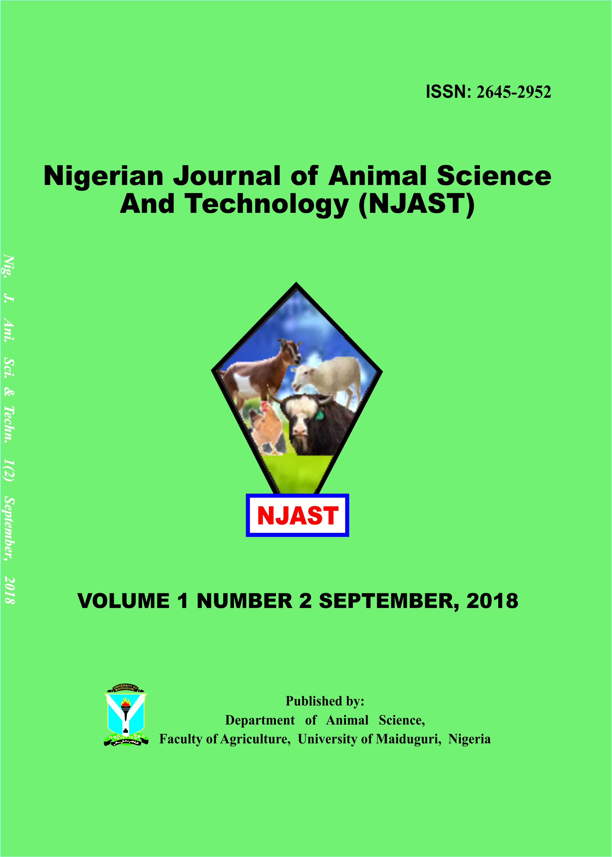 Nigerian Journal of Animal Science and Technology